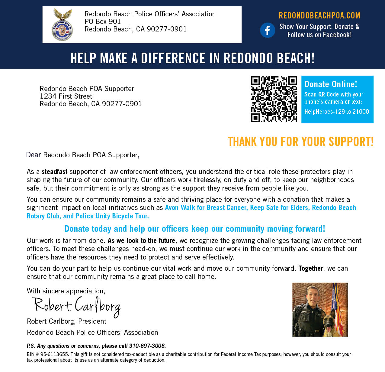 Donation Letter